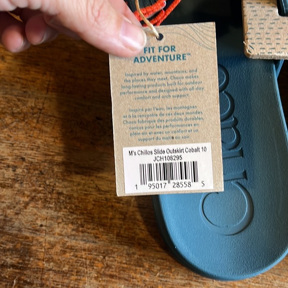 Chaco Chillos Slide Outskirt Cobalt Men’s Sizes 14 & 15 NWT - Picture 3 of 5
